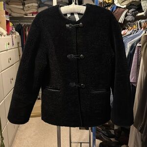 Women’s Faux Shearling Jacket by Mango